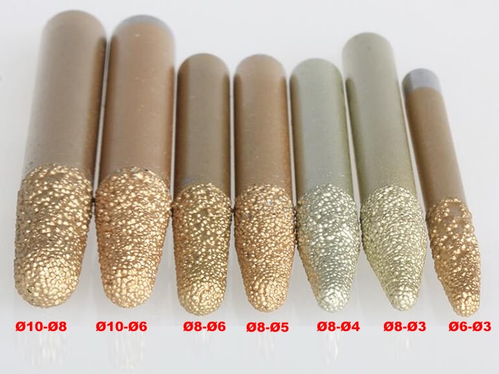 錐形鉆石 3D 大理石、花崗巖深浮雕鉆頭 錐形鉆石 3D 大理石、花崗巖深浮雕鉆頭