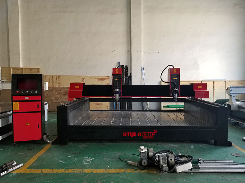 大幅面石材數控機床 3D 雙主軸雕刻 大幅面石材數控機床 3D 雙主軸雕刻