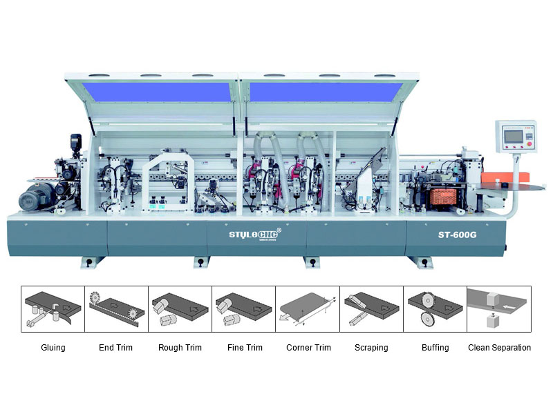 工業級全自動木工封邊機 ST-600G 工業級全自動木工封邊機 ST-600G