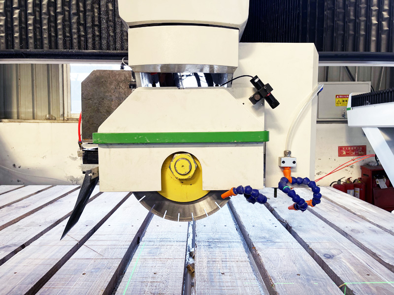 4+1 自動石材數控橋切機適用于臺面水槽切割