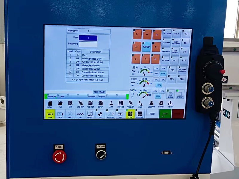 自動換刀數(shù)控木工雕刻機工作臺套件，帶 HSD C 軸和主軸