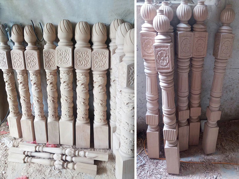 用于木制欄桿的數控木工車床 用于木制欄桿的數控木工車床