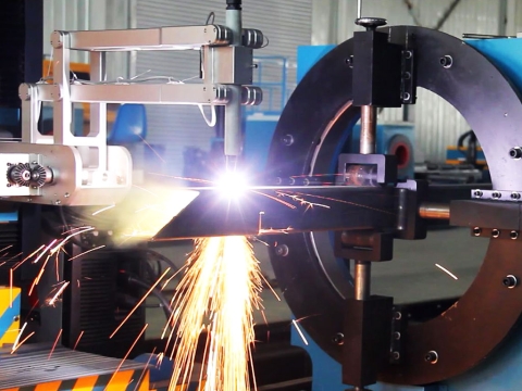 數控等離子切割方形金屬管項目