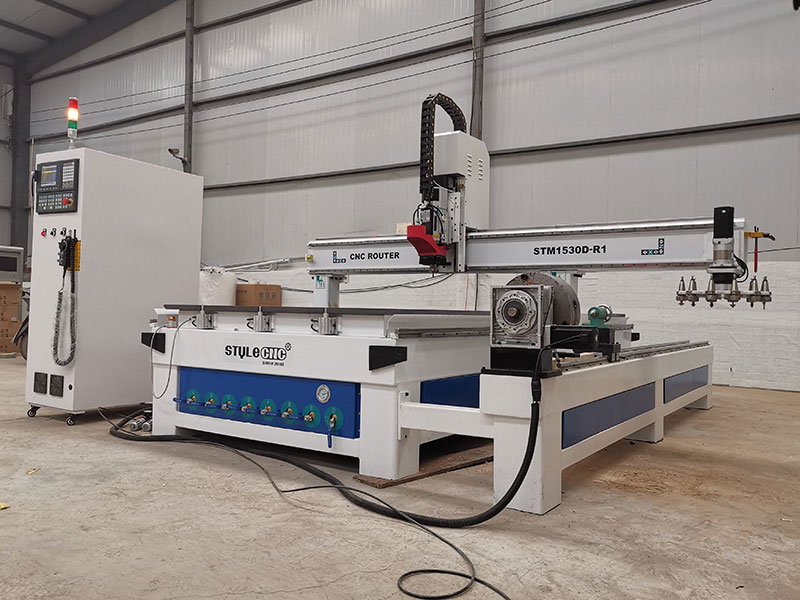 帶四軸旋轉的數控木材加工中心 帶四軸旋轉的數控木材加工中心