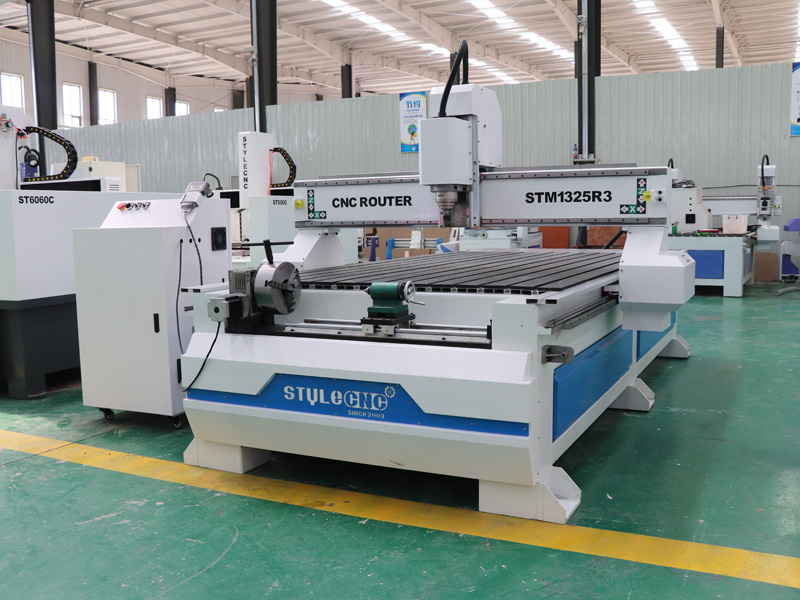 STM1325-R3 帶第四軸旋轉(zhuǎn)工作臺的數(shù)控木工雕刻機 STM1325-R3 帶第四軸旋轉(zhuǎn)工作臺的數(shù)控木工雕刻機