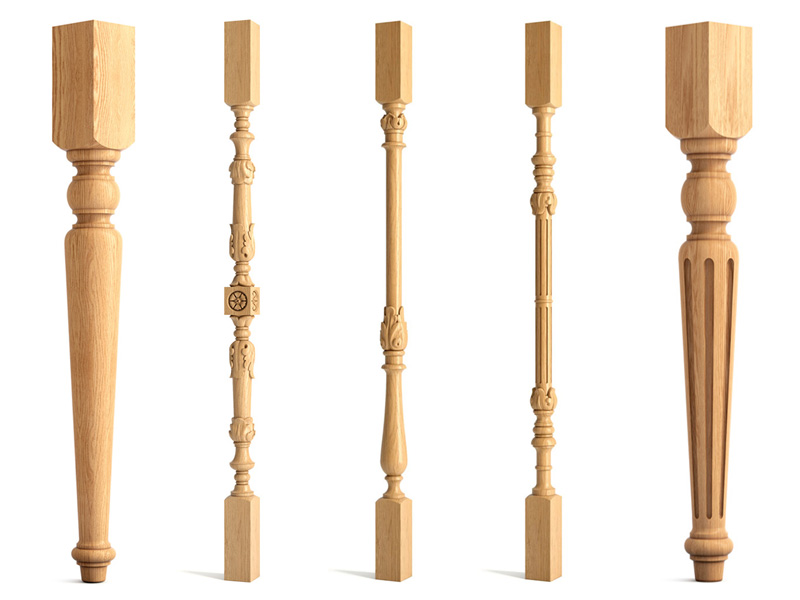 用于桌腿和樓梯欄桿的工業(yè)數(shù)控木工車床