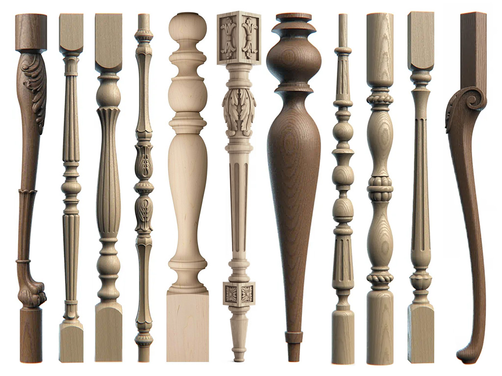 數控木材車削和銑削項目 數控木材車削和銑削項目