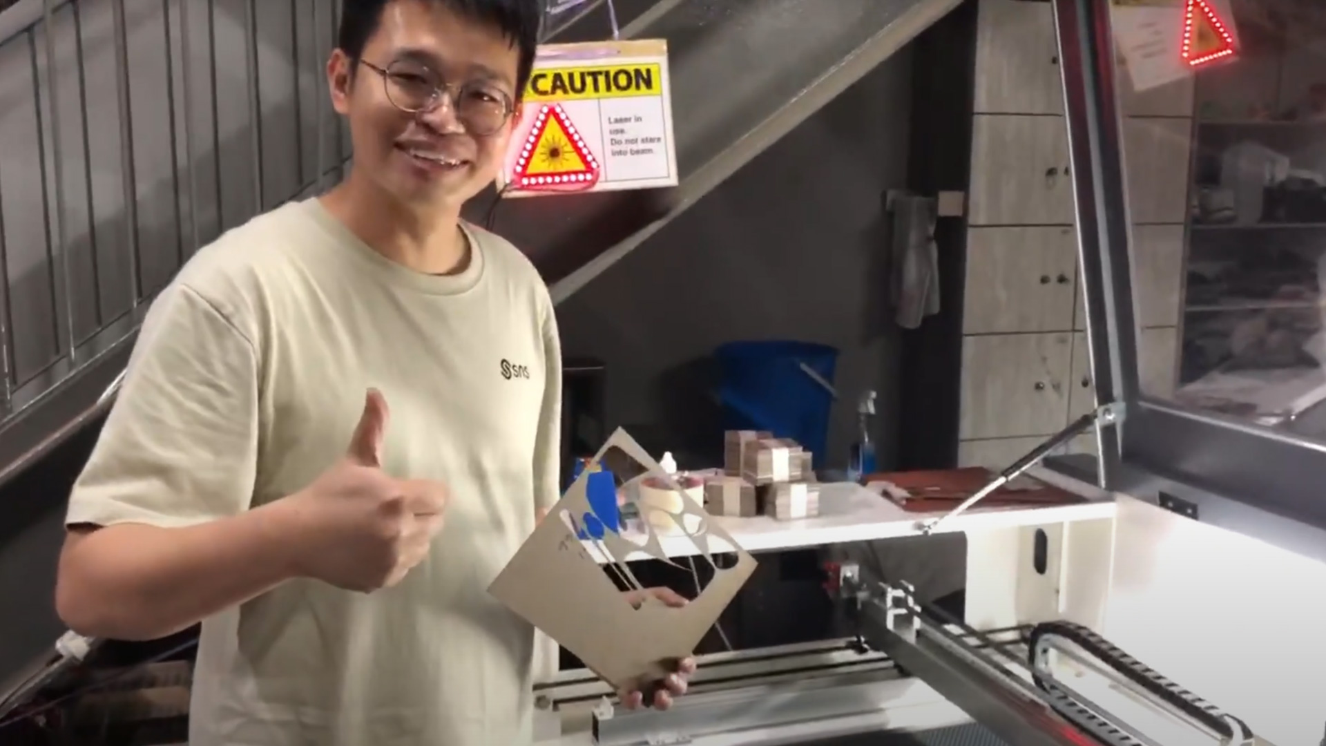 新加坡客戶評價 STJ1390 激光切割機？