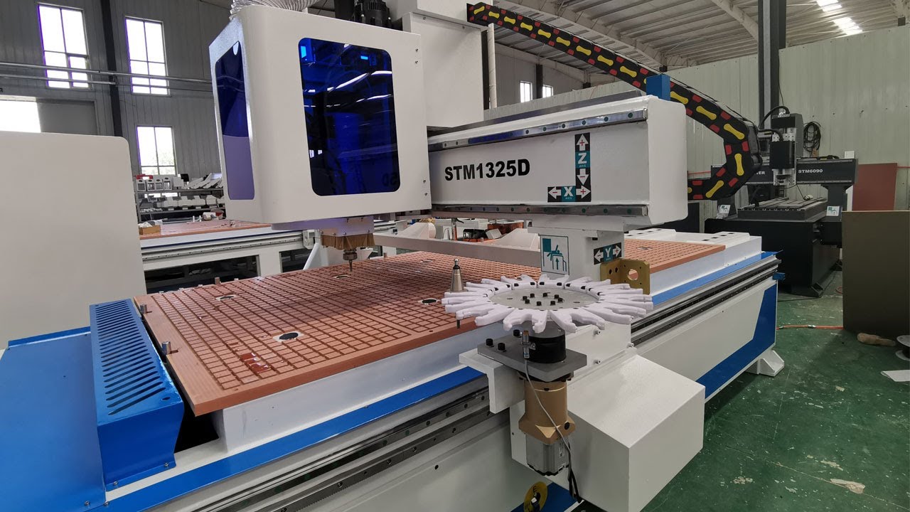 全自動4x8木工數(shù)控機(jī)床帶換刀裝置 全自動4x8木工數(shù)控機(jī)床帶換刀裝置